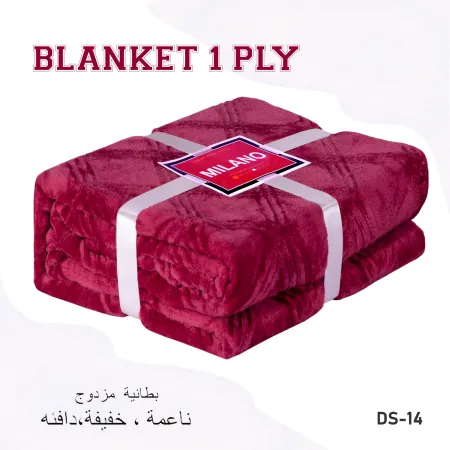 Milanobedlinen Blanket Velvet Single Ply 2